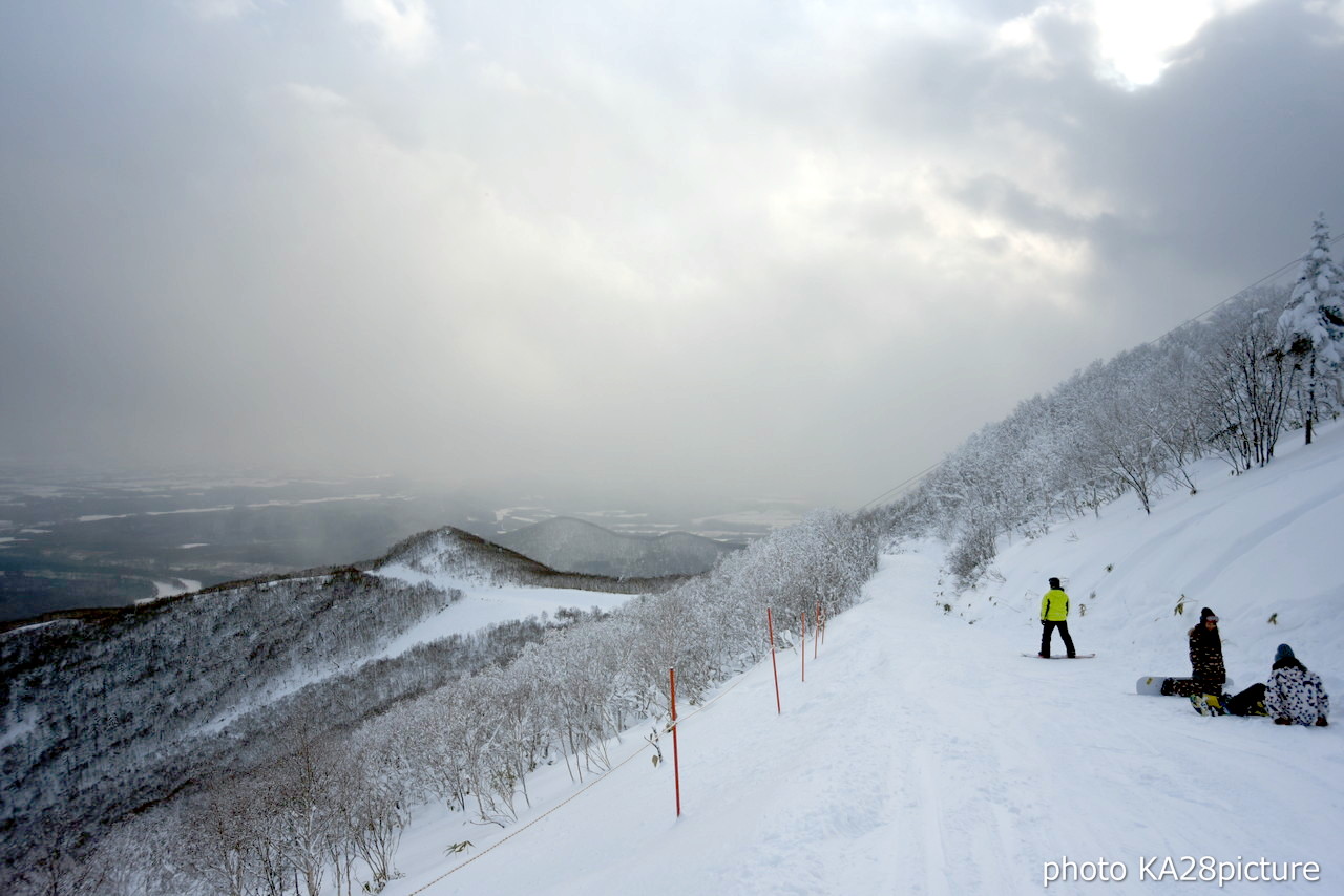 サホロリゾート　待望の降雪あり！ゴンドラを使ってロングランが楽しめますよ♪